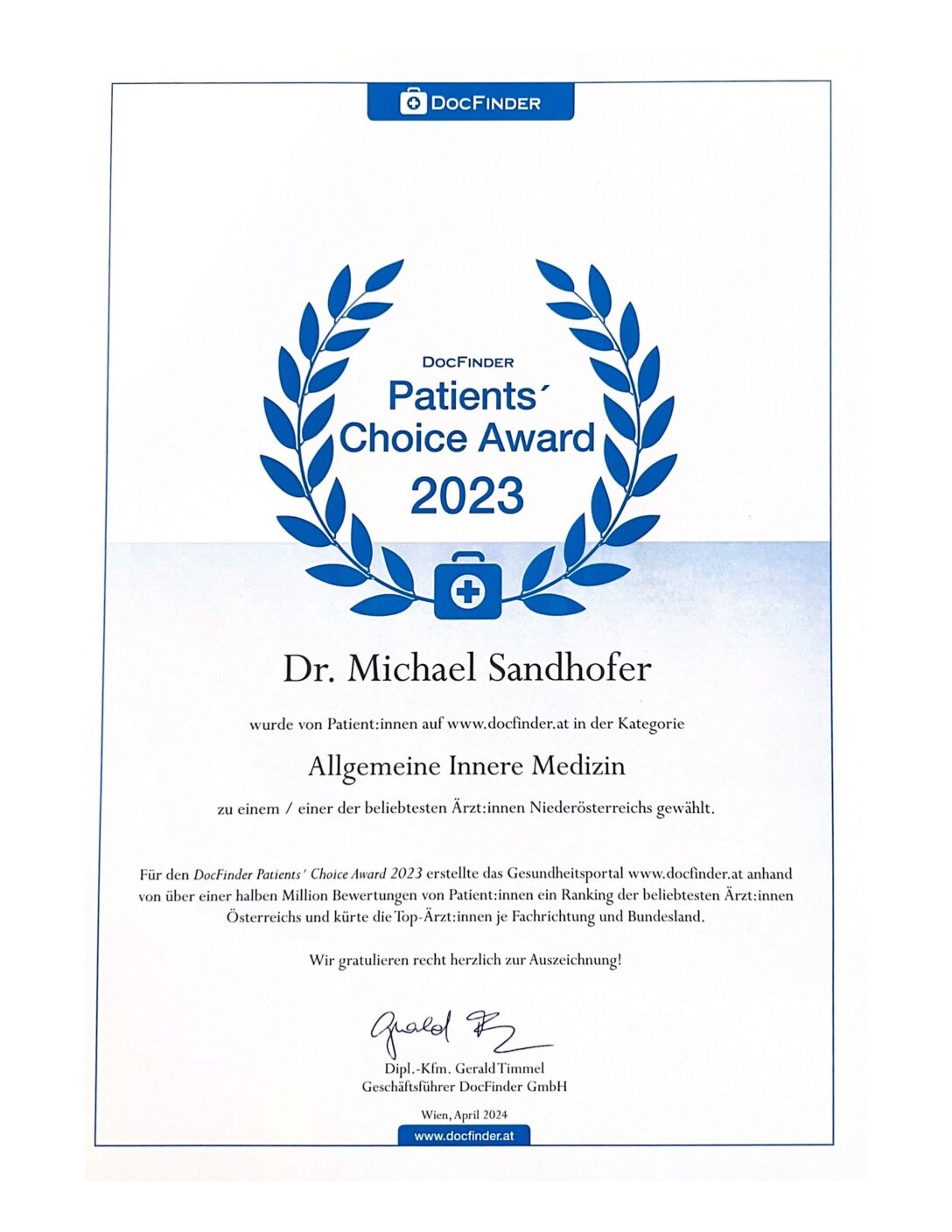Docfinder Award 2023